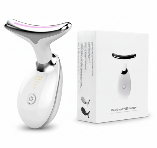 LiftVera WavyLift™ 7-Color LED Facial Massager with Microcurrent – Acne Care & Skin Firming Device for Face & Neck